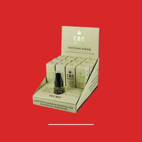 CBD Display Boxes For Retail Counter Packaging Packmoq