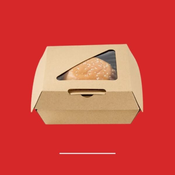 Custom Burger Boxes With Window For Food Packaging Packmoq