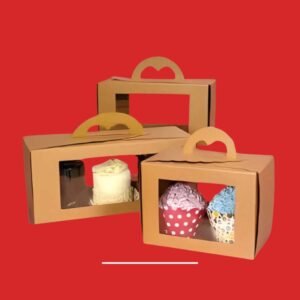 Custom Kraft Bakery Boxes with Handle https://packmoq.com PackMOQ Packaging Minimum Order Quantity https://packmoq.com PackMOQ