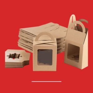 Kraft Hanger Boxes with Window