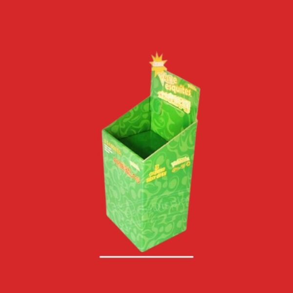 Custom Single Bin Display Boxes For Retail Packmoq