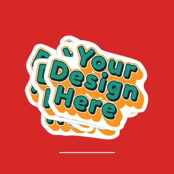 Sticker White Sample Print Custom White Vinyl Stickers For Durable Branding Packmoq